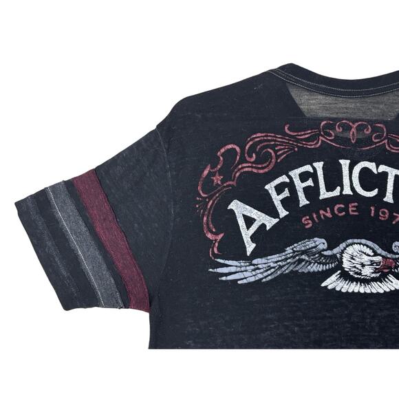 Affliction Live Fast Thermal Shirt XL Men’s Long Sleeve Graphic Black - Picture 14 of 16